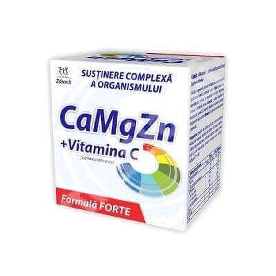 CaMgZn + Vitamin C, 60 sachets, Zdrovit