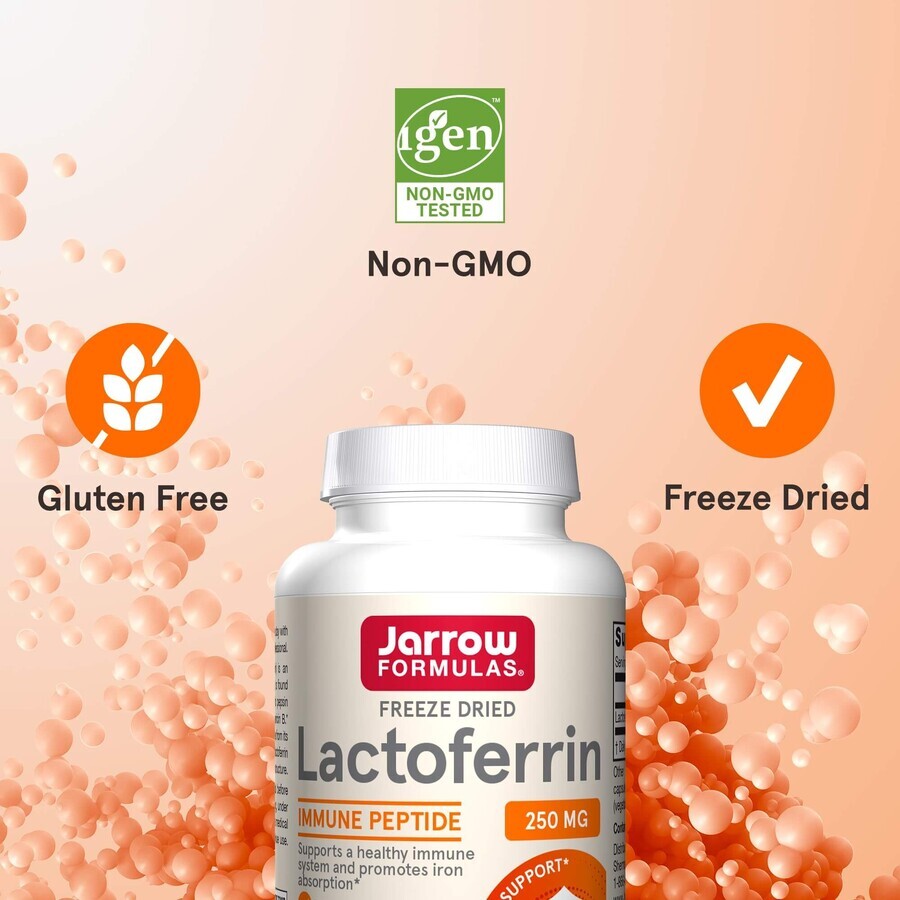 Lattoferrina 250mg, 60 capsule, Jarrow Formulas