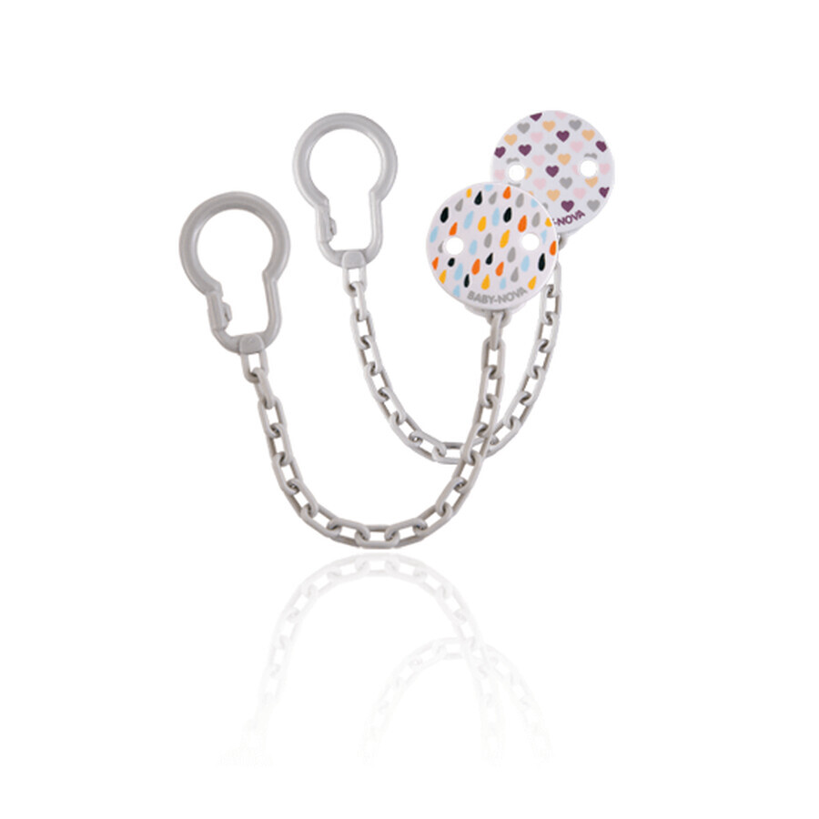 Coloured pacifier chain, Baby Nova