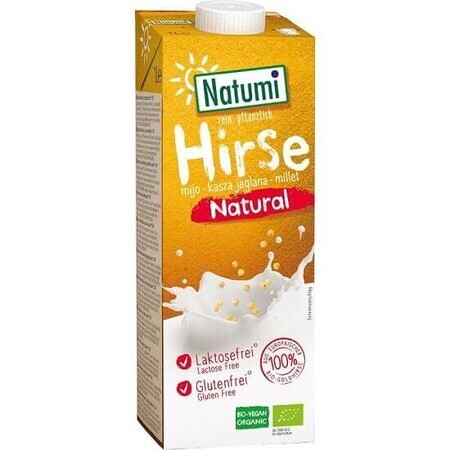 Leche de mijo natural ecológica, 1 L, Natumi