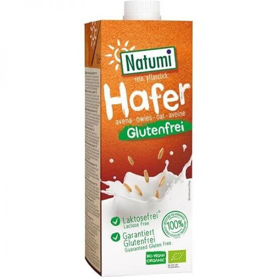 Lait d'avoine biologique sans gluten, 1L, Natumi