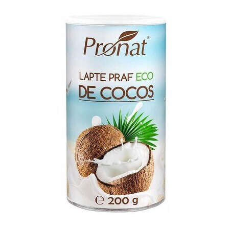 Organic coconut milk powder, 200 gr, PRN0363, Pronat