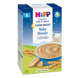 Latte e cereali con biscotto per bambini Buonanotte, 250 g, Hipp