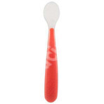 Red silicone spoon, +6 months, Chicco