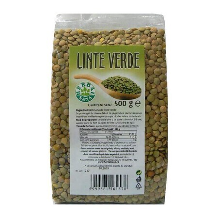 Linte verde, 500 gr, Herbal Sana