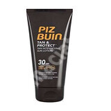 Lozione solare per l'abbronzatura accelerata e la protezione dell'abbronzatura SPF 30 Tan &amp; Protect, 150 ml, Piz Buin