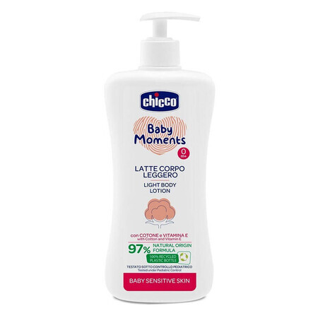 Baby Moments Sensitive Fluid Body Lotion, +0 months, 500 ml, Chicco