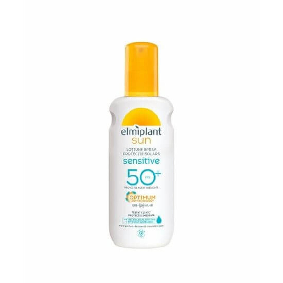 Lozione Spray Protezione Solare Sensibile SPF50+, Elmiplant