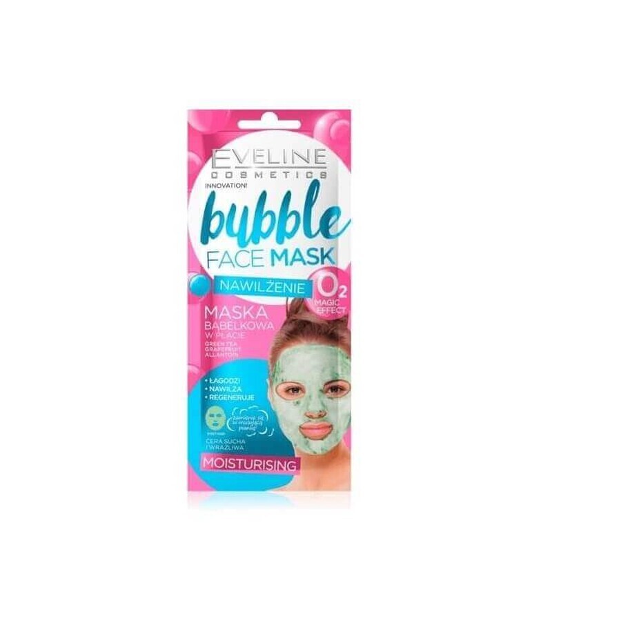 Maschera viso idratante Bubble, Eveline