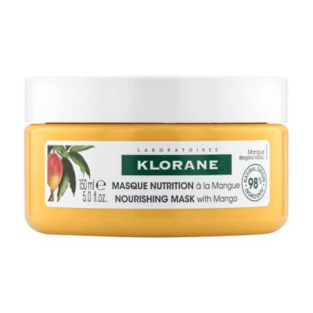 Intensely nourishing repairing hair mask with mango, 150 ml, Klorane