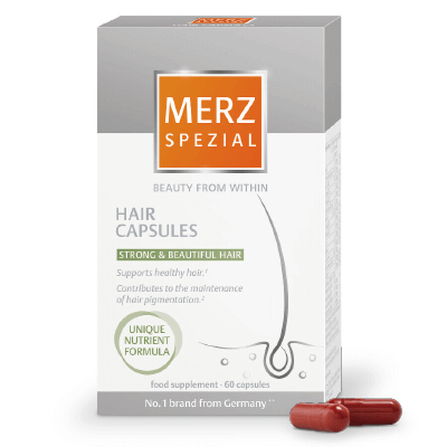 Capsule per capelli, 60 capsule, Merz Pharmaceuticals