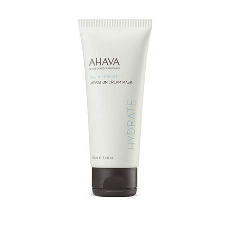 Ahava Time to Hydrate - Hydration Cream Mask Maschera Idratante Viso, 100ml