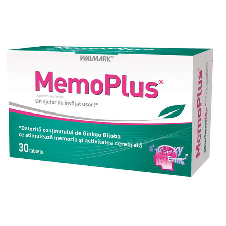 Memo Plus, 30 tablete, Walmark