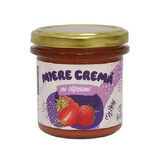 Crema di miele con fragole, 200g, Apisrom