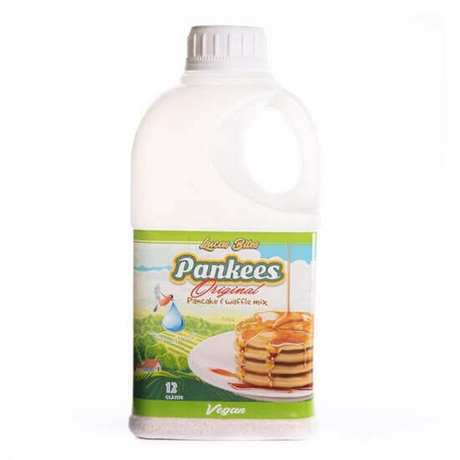 Mix di farine per pancake e waffle Pankees vegani, 270 gr, Lucas Bites