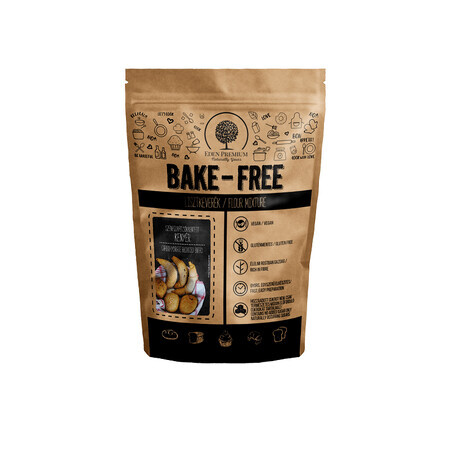 Mix di farine per pane senza glutine a basso contenuto di carboidrati, 1000g, Bake-Free, Eden Premium