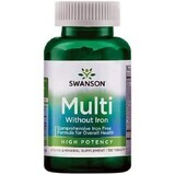 Multivitaminici senza ferro, 130 compresse, Swanson