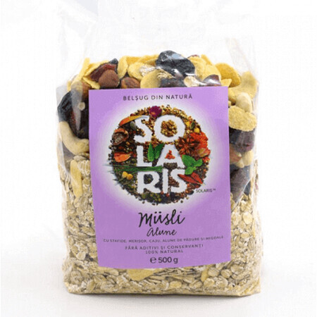 Musli con cacahuetes, 500 g, Solaris