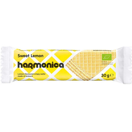 Organic Napolitana with lemon, 30 gr, Harmonica