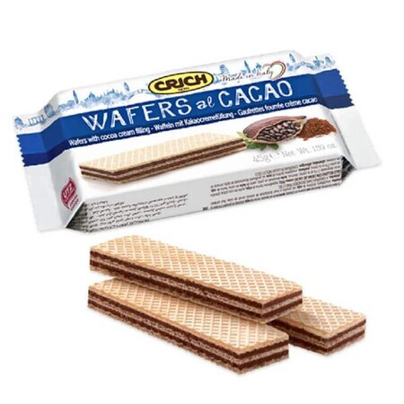 Napolitana with cocoa cream, 45 g, Crich