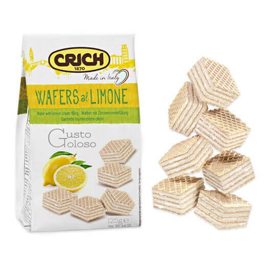 Napolitane met citroencrème, 125 gr, Crich