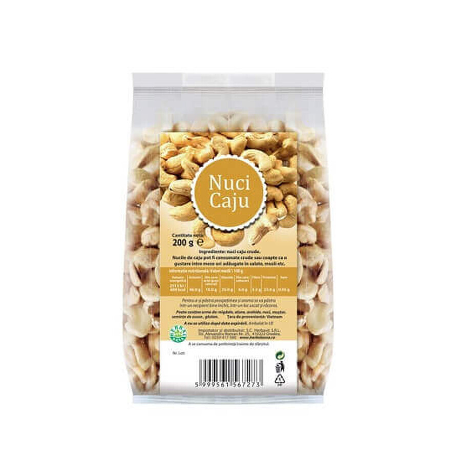 Rauwe cashewnoten, 200 g, Herbal Sana