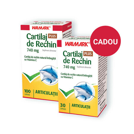 Offer Shark Cartilage with Vitamin C Package 740 ml, 100+30 cps, Walmark