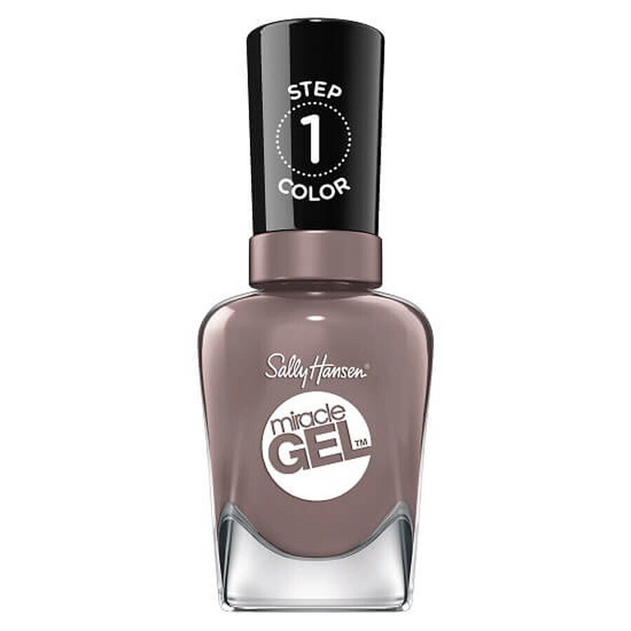 Smalto per unghie, Miracle Gel To The Taupe, 14,7 ml, Sally Hansen