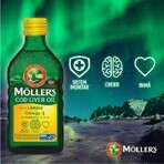 Olio di fegato di merluzzo al limone Omega 3, 250 ml, Möller's