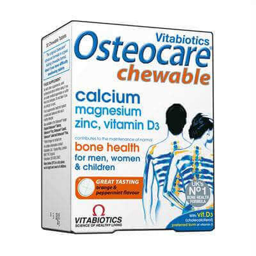 Osteocare masticabile per la salute delle ossa, 30 compresse, Vitabiotics