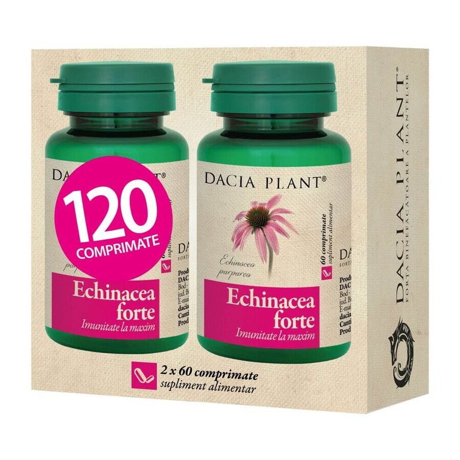 Package Echinacea Forte, 60+60 cpr, Dacia Plant