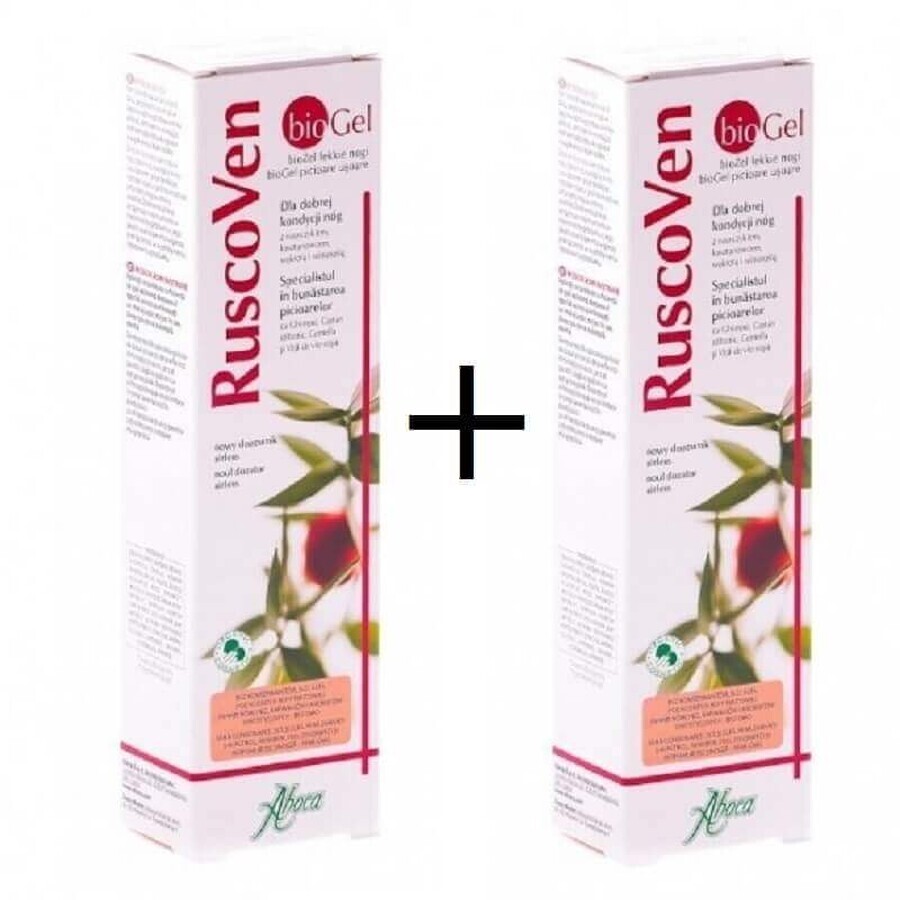 Confezione Ruscoven Biogel, 100 ml, 2 al prezzo di 1, Aboca