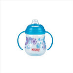 Nuby Tazza No Spill Designer Con Manici E Beccuccio Silicone 270 ml 6m+ 1 Pezzo