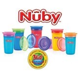 Bicchiere antigoccia, 300ml, 6L+, 10414, Nuby