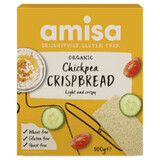 Gluten-free Chickpea Crispbread, 100 g, Amisa