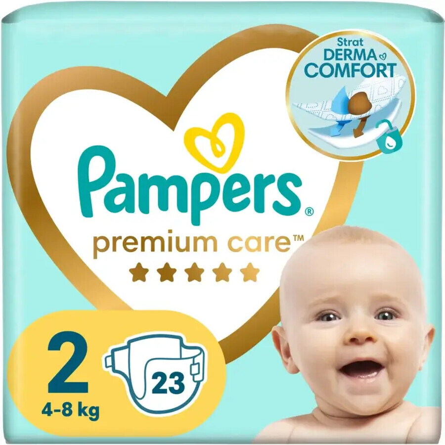 Pampers Premium Care No. 2, 4-8 kg, 23 pezzi, Pampers