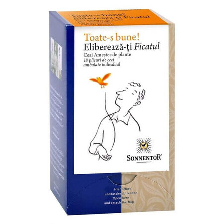 Un mélange de tisanes aux vertus curatives ! Libérez votre foie, 18 sachets, Sonnentor