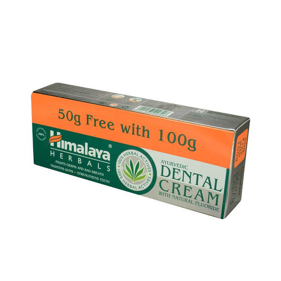 Dentifricio, Crema Dentale, 100 g + 50 gr, Himalaya