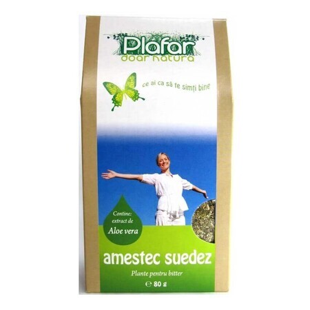 Té mezclado sueco, 80 g, Plafar