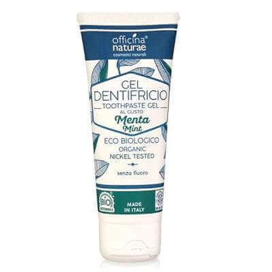 Dentifricio biologico al mentolato, 75ml, Officina Naturae