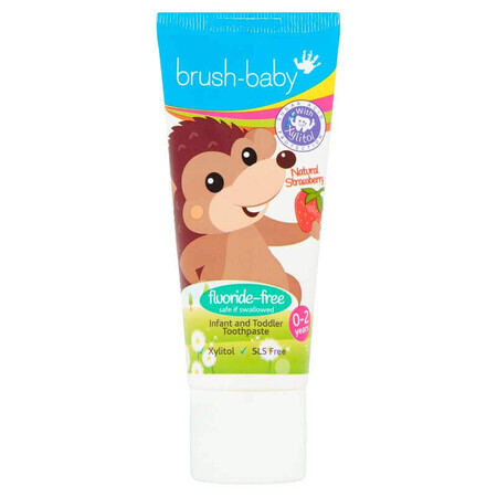 Dentifricio alle fragole, 0-2 anni, 50 ml, Spazzolino Baby