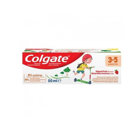 Dentifricio per bambini al gusto di fragola, 3-5 anni, 50 ml, Colgate