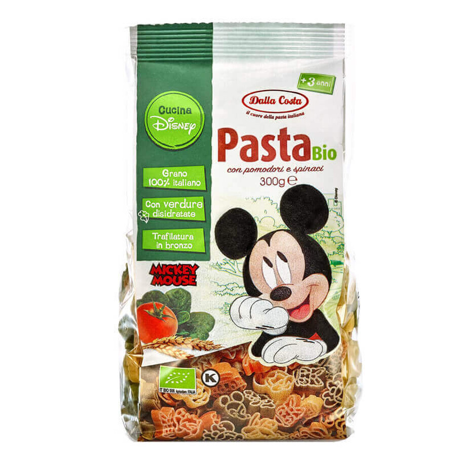 Pasta Topolino tricolore di grano duro biologico, 300 g, Dalla Costa