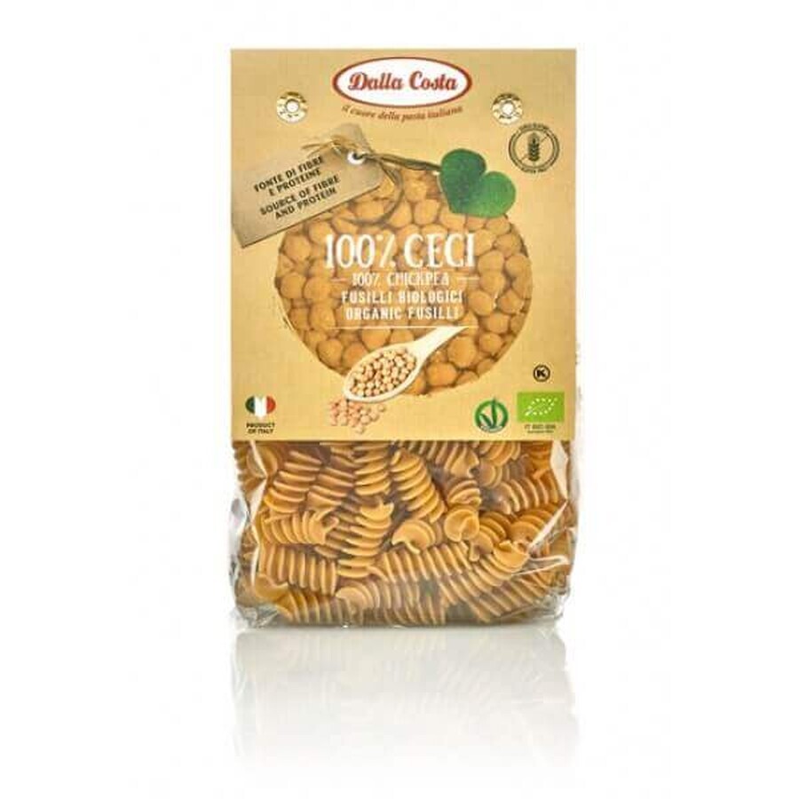 Organic pasta fusilli made of gluten-free pasta, 250 gr, Dalla Costa