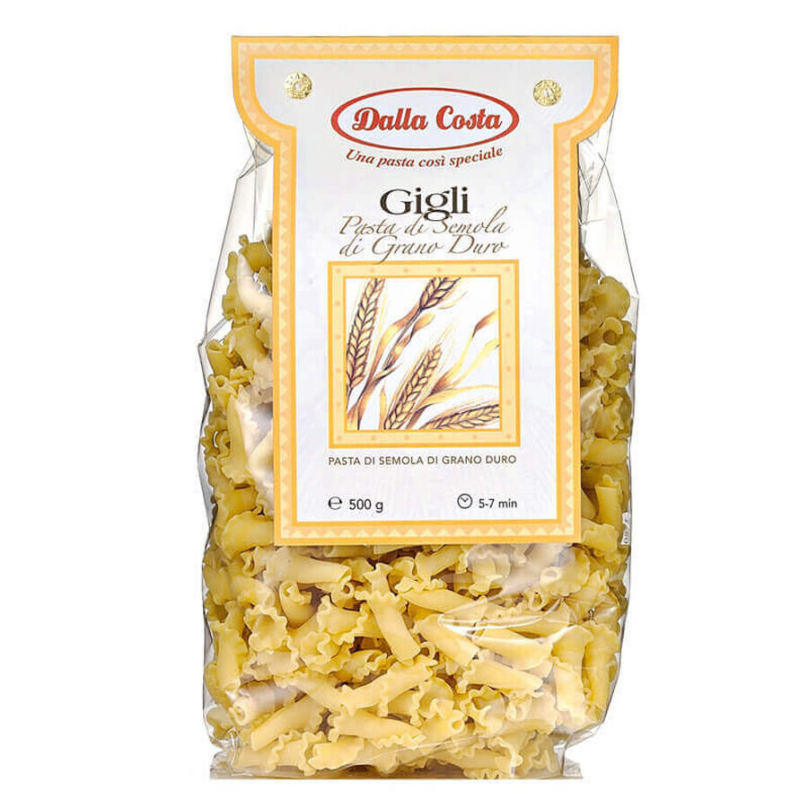 Gigli durum wheat pasta, 250 g, Dalla Costa