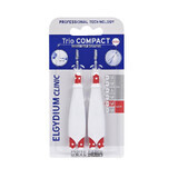 Spazzolino da denti, Trio Compact Large, 2 pezzi, Elgydium Clinic