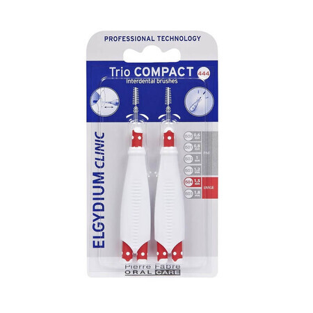 Interdental brush, Trio Compact Large, 2 pieces, Elgydium Clinic