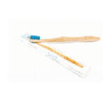 Blue bamboo toothbrush for adults, Nordics