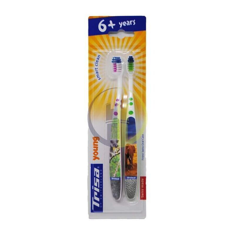 Toothbrush Junior Duo, +6 years, Trisa