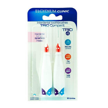 Interdental brush Triocompact Mix Large, 2 pieces, Elgydium Clinic